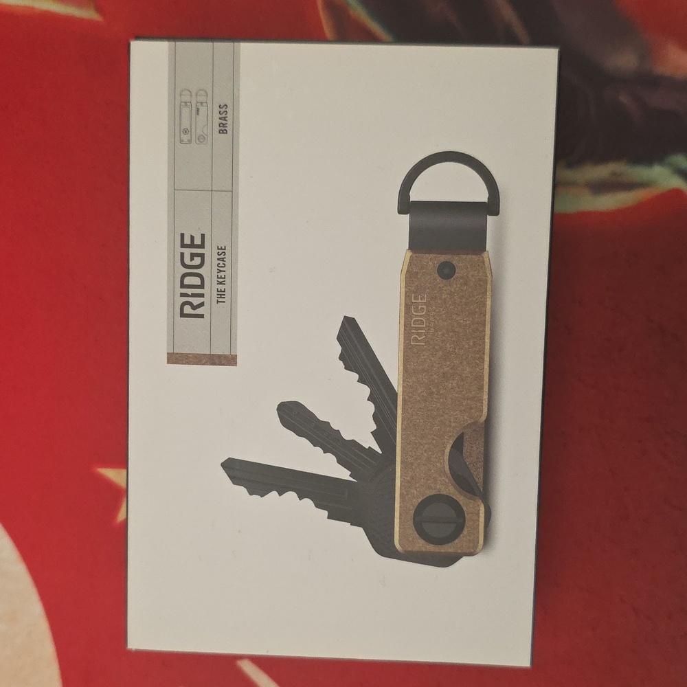 Ridge Brass Keycase